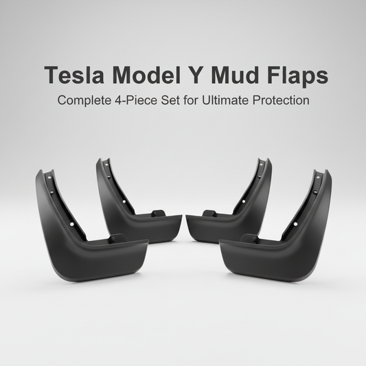 Tesla Model Y Mud Flaps (4 piece complete set)